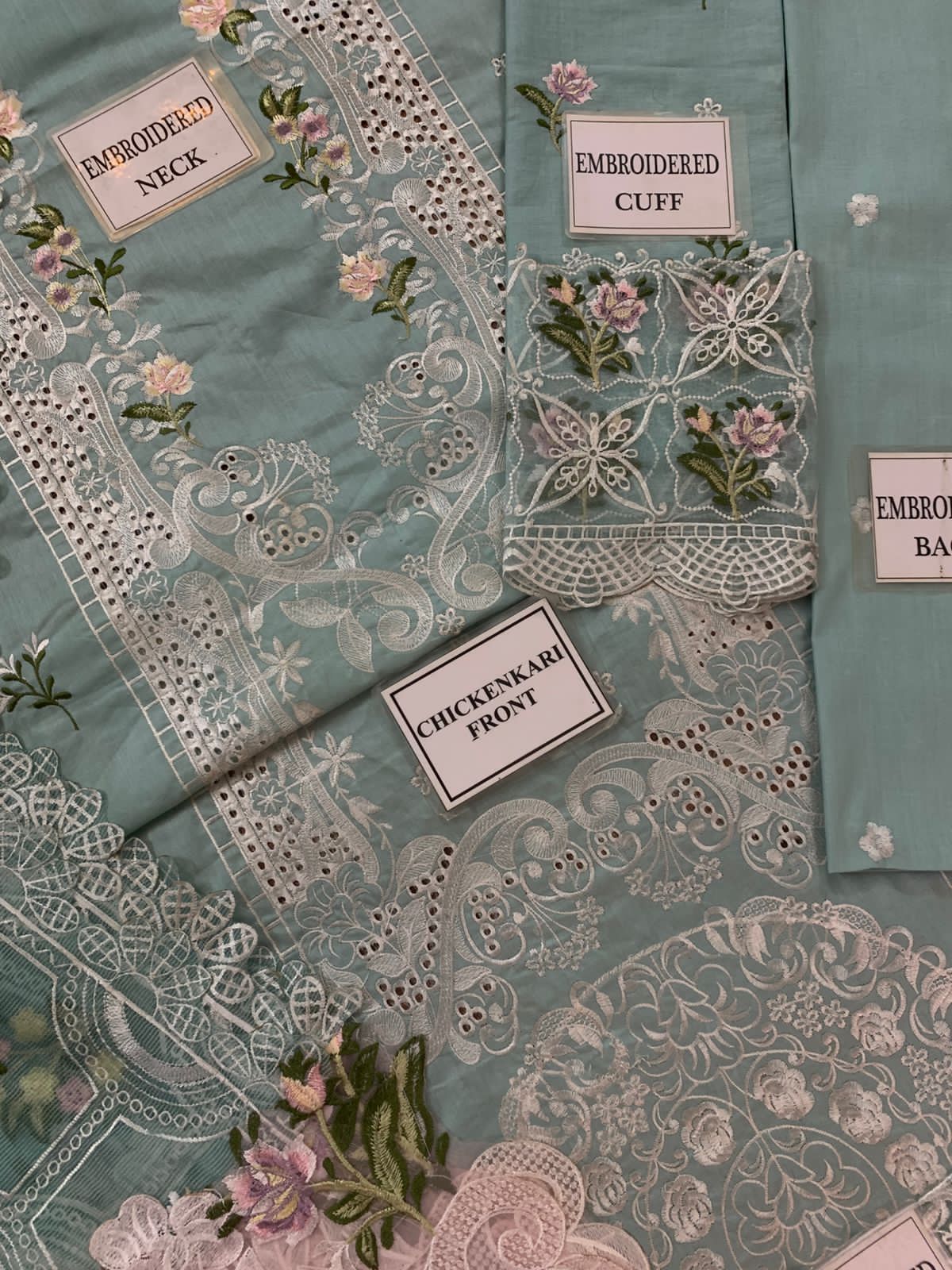 PRESENTING ELAAF – &nbsp;BRAND LUXURY PRIMEIUM EMBROIDERED CHICKEN KARI COLLECTIO
