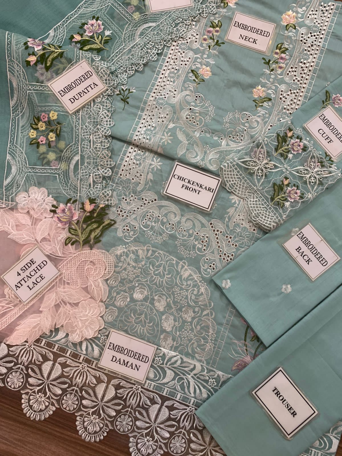 PRESENTING ELAAF – &nbsp;BRAND LUXURY PRIMEIUM EMBROIDERED CHICKEN KARI COLLECTIO