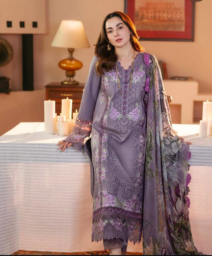 BRAND:*JADE* lawn embroidered luxury unstitched 3pc | DC Free on Advance payment