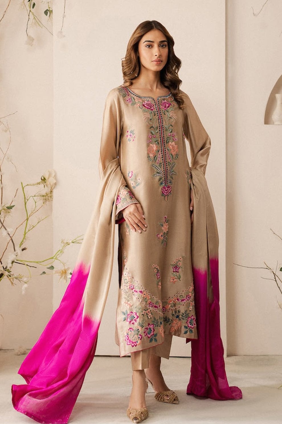 BRAND:*ANGAN* lawn embroidered hit code unstitced 3p | DC Free On Advance payment