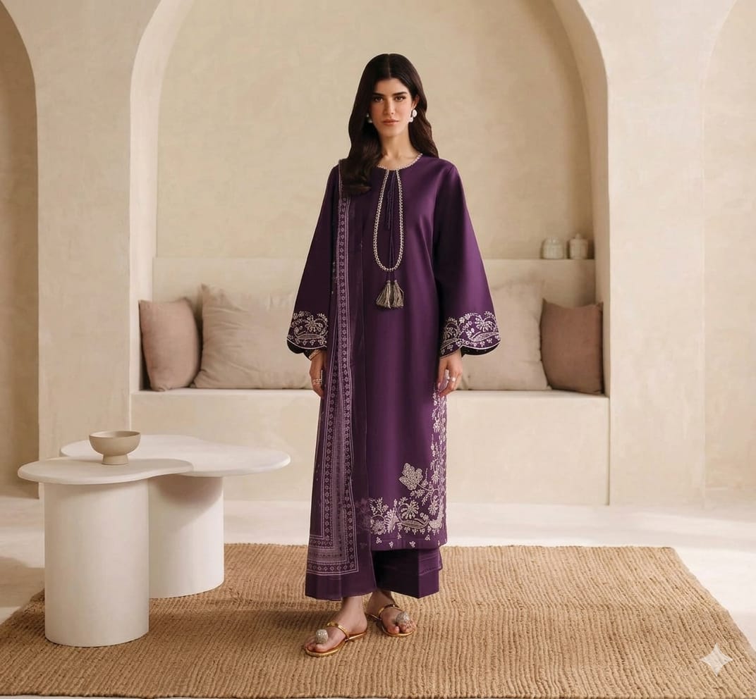 PRESENTING GARNET BRAND LUXURY EMBROIDERED HIT CODE | DC Free on Advance only
