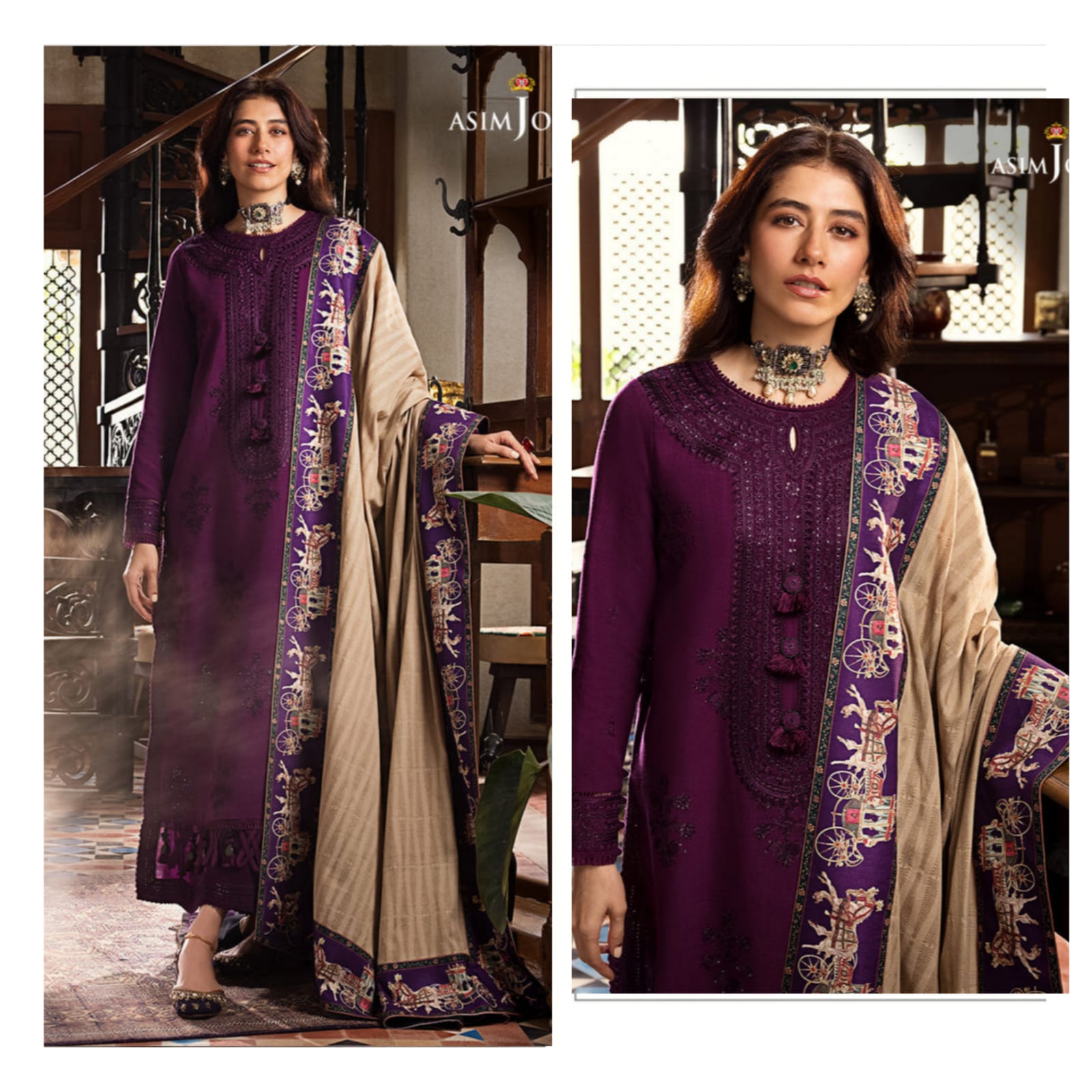 ASIMJOFA BRAND LUXURY EMBROIDERED | DC Free On Advance Paymnet