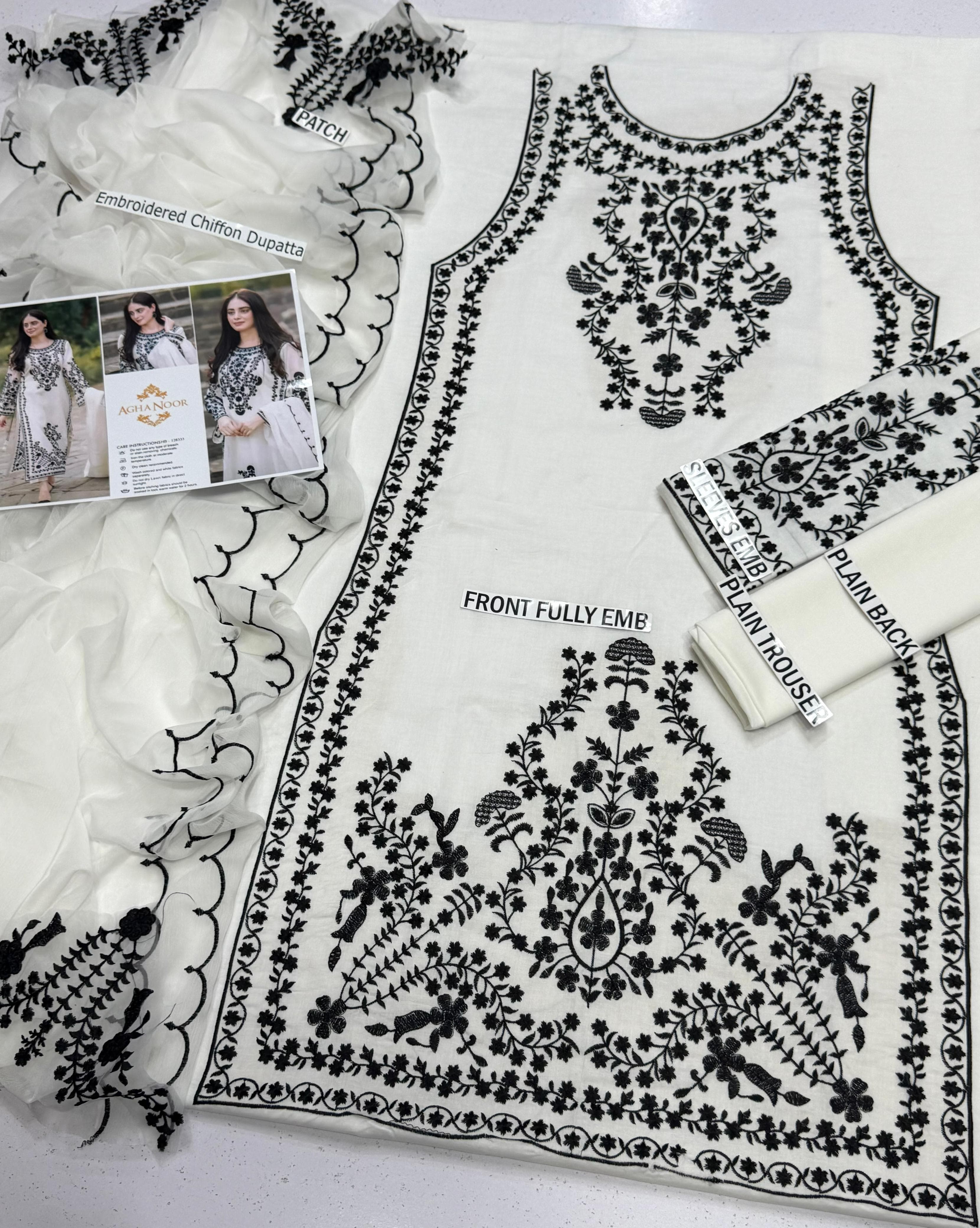 *PRESNETING AGHA NOOR MOST LUXURY EMBROIDERED HIT CODE* | DC Fre on Advance payment
