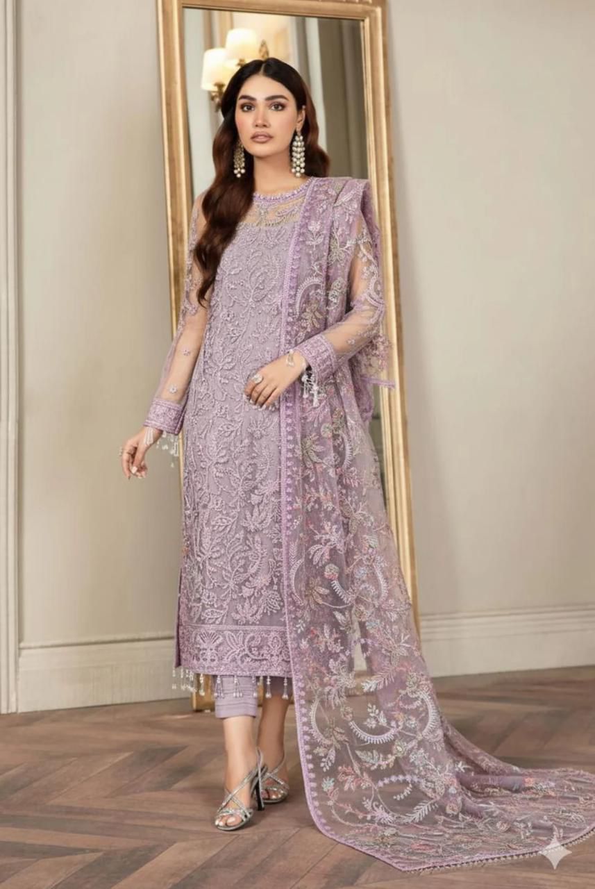 ZARIF LUXURY NET COLLECTION | DC Free On Advance Paymnet