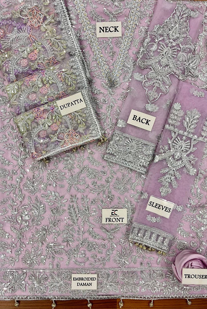 ZARIF LUXURY NET COLLECTION | DC Free On Advance Paymnet