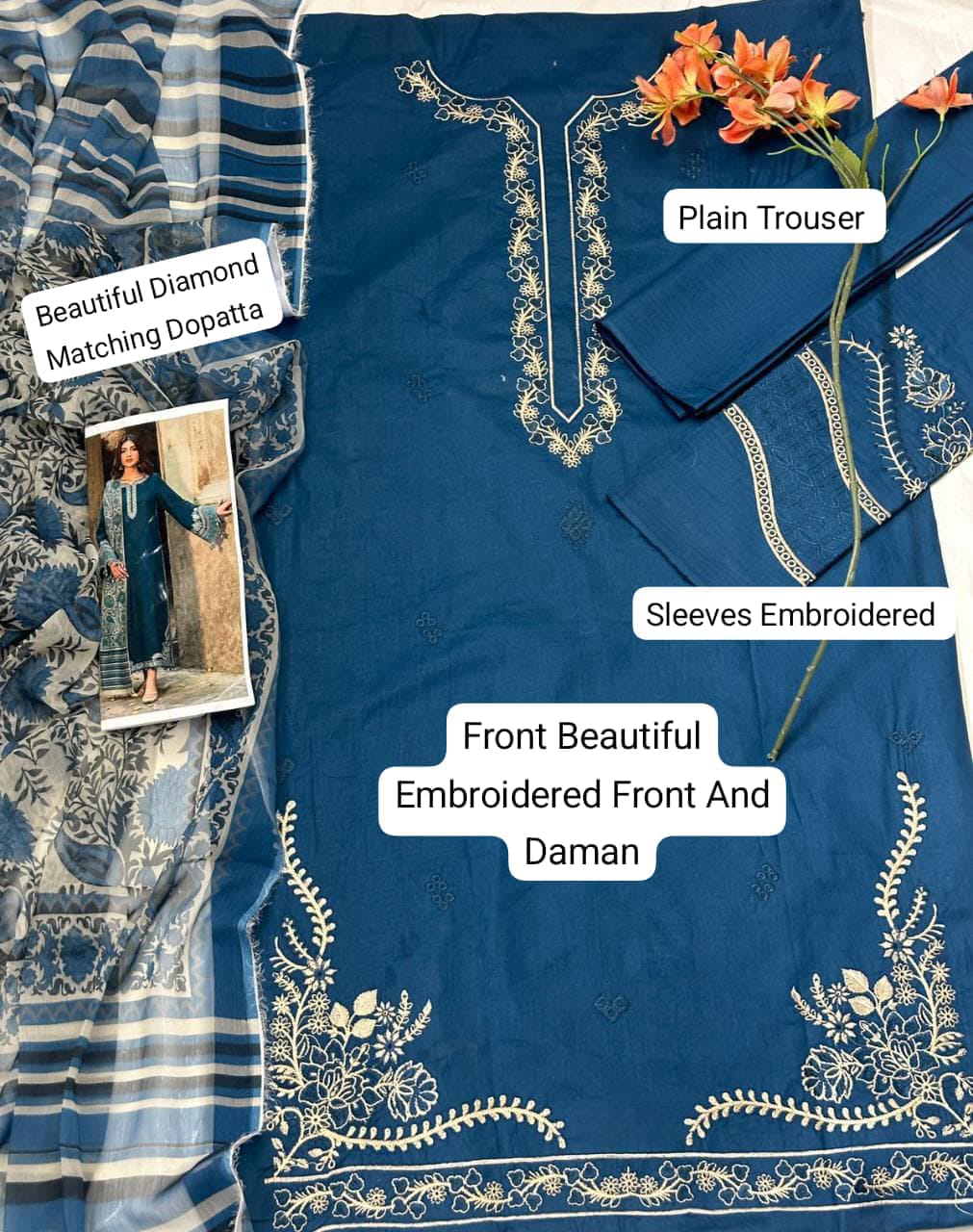 IZEL FC 770097 - Plain trouser and full layout